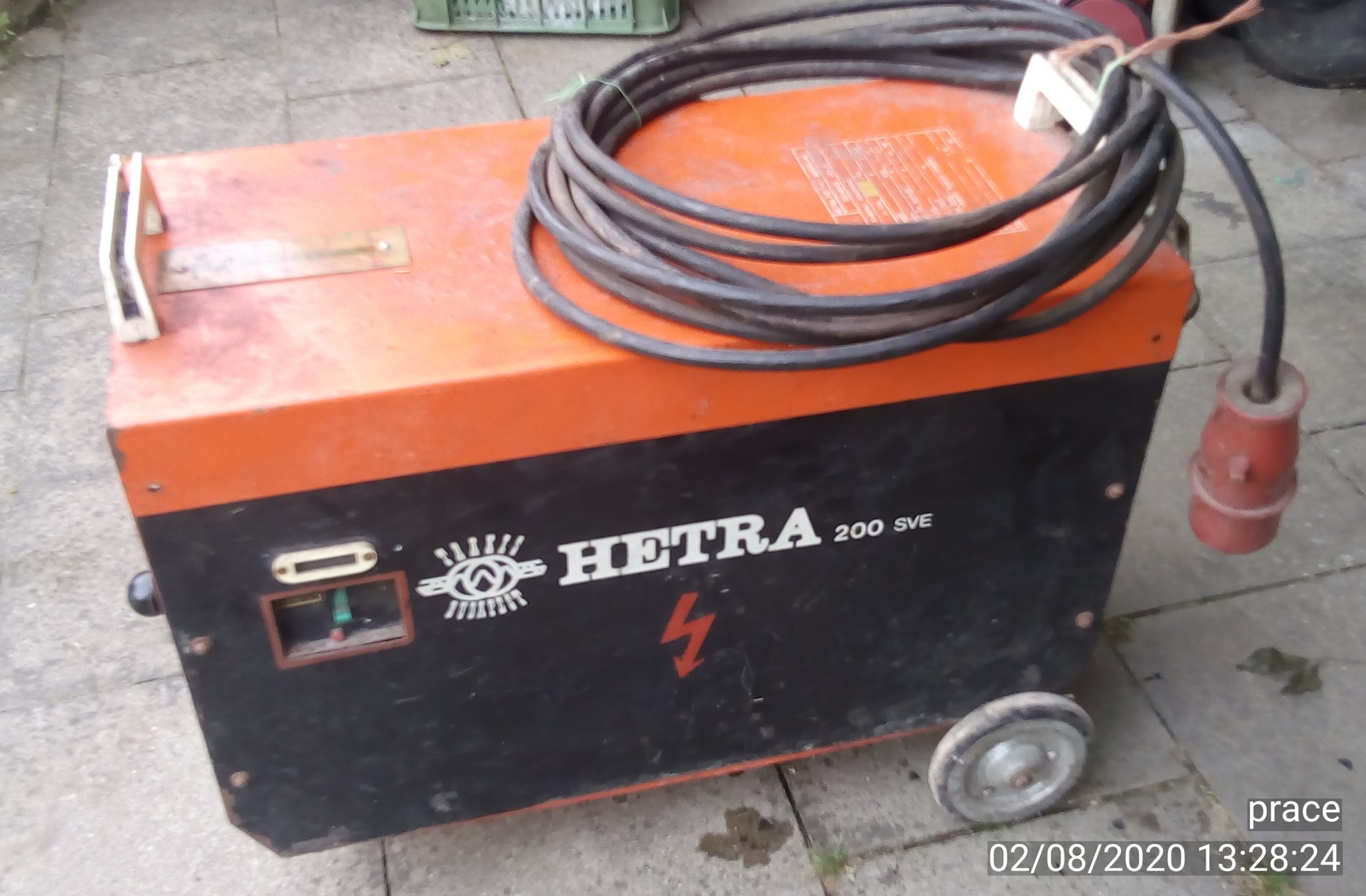 Elektrická svářečka HETRA 200 SVE + kabely, TR WELD Třebíč, prodej a servis svářeček