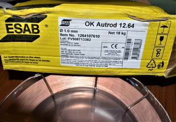 Svářečský drát  Drát ESAB OK Autrod 12.64 pr. 1.0mm 18kg